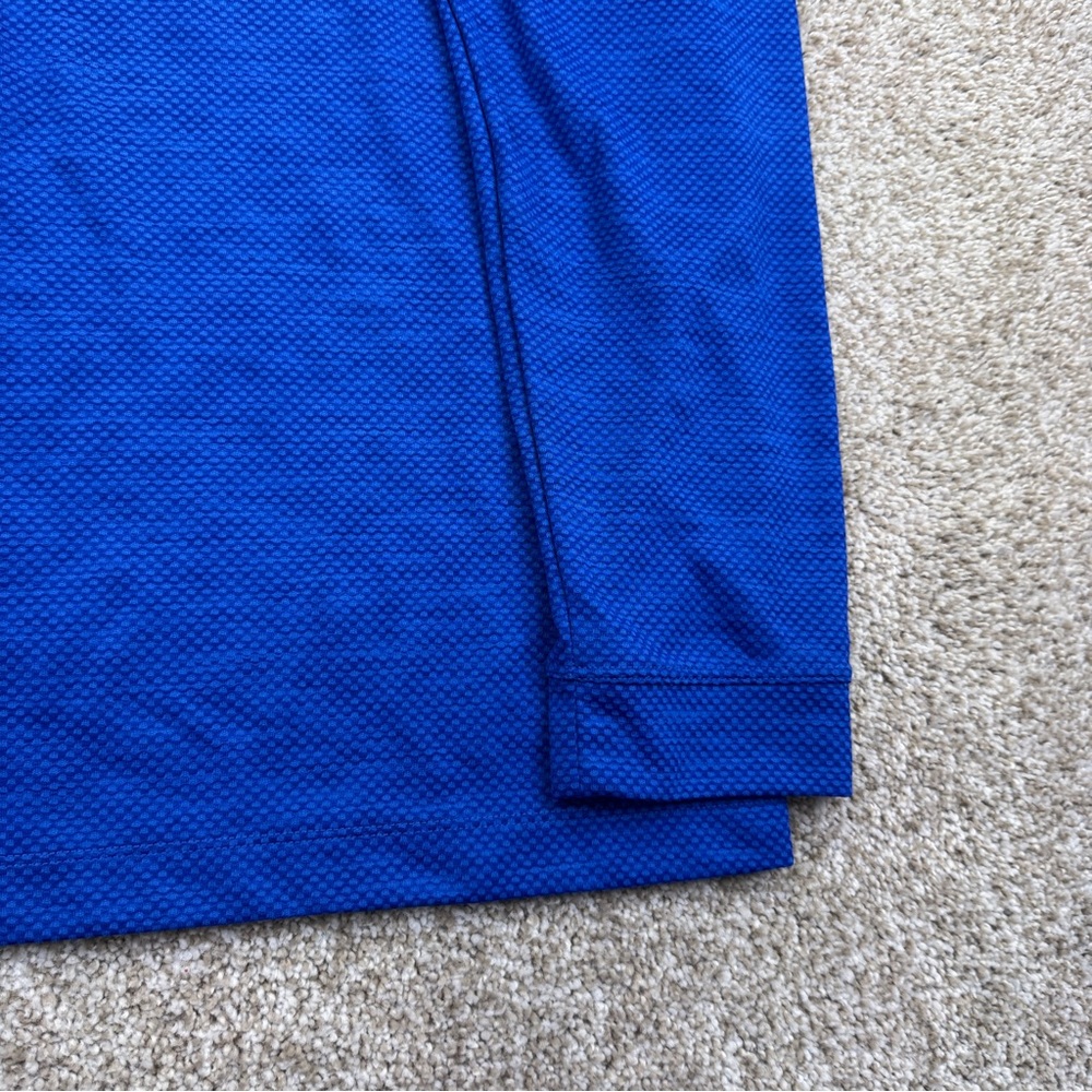 Columbia Golf Vibrant Blue 1/4 Zip Training T Shirt men’s size large - Picture 5 of 14